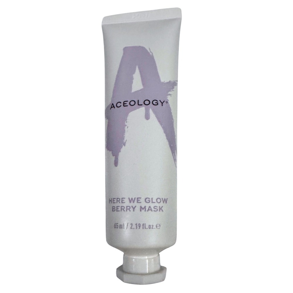 Aceology Here We Glow Berry Mask Brightening Skincare 65ml / 2.19 fl.oz.
